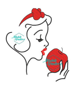 Model broderie Alba ca Zapada MBR029