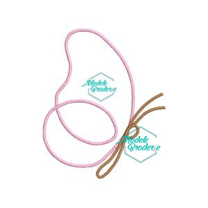 Model broderie Fluturaș Simplu MBR006