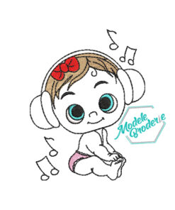 Model broderie Fetiță Gogoșică MBR002