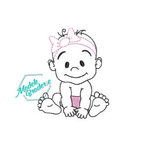 Model broderie Bebelina MBR007
