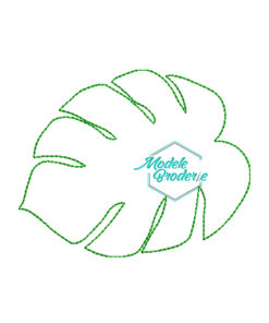 Model broderie Frunza palmier MBR669