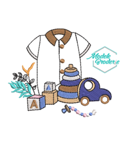 Model broderie Baby boy MBR668
