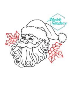 Model broderie Mos Craciun MBR599