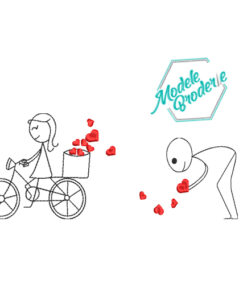 Set modele broderie love MBR849