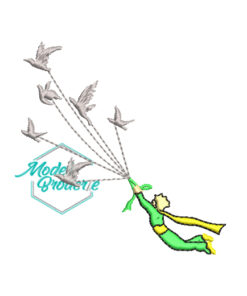 Model broderie Micul Print MBR744