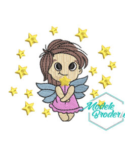 Model broderie papusa cu stele MBR713
