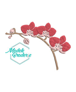 Model broderie orhidee MBR767