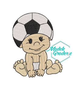 Model broderie bebe fotbalist MBR749