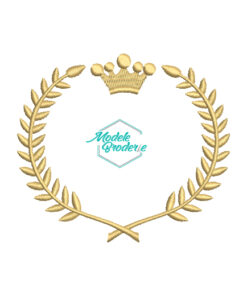 Model broderie bordura frunze MBR723