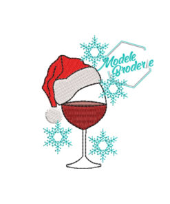 Model broderie pahar de vin MBR817