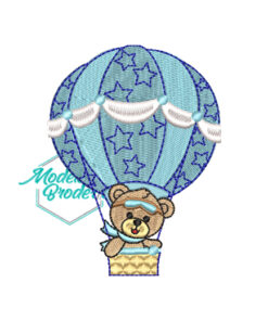 Model broderie urs in balon MBR768