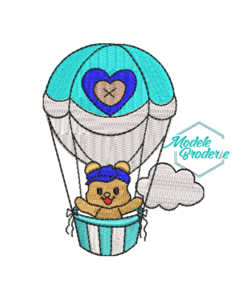 Model broderie urs in balon MBR679