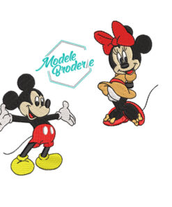 Set modele broderie Minnie Mickey MBR806