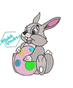 Model broderie iepuras de paste MBR894