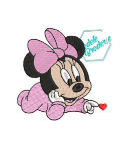 Model broderie baby Minnie MBR854