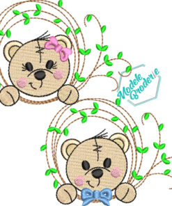 Set modele broderie ursi MBR917