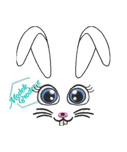 Model broderie iepuras MBR903