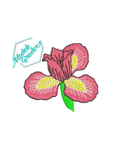 Model broderie orhidee MBR934