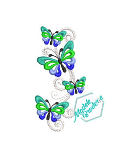 Model broderie fluturi MBR947