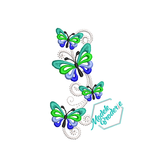 Model broderie fluturi MBR947