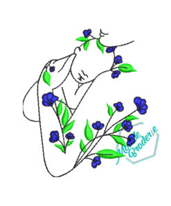 Model broderie mama cu copil MBR928