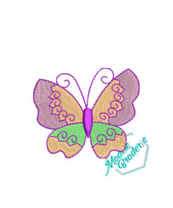 Model broderie fluture MBR949