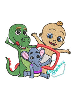 Model broderie maimutoi MBR948