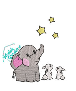 Model broderie elefant MBR945