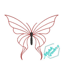 Model broderie fluture liniar MBR1032