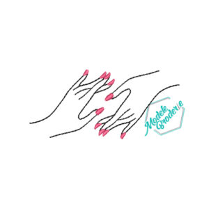 Model broderie unghii MBR1113