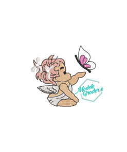 Model broderie inger cu fluturas MBR1185