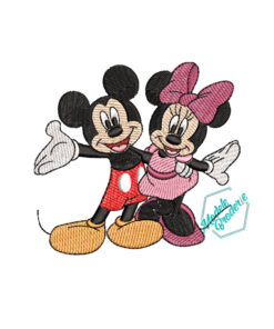 Model broderie Minnie@Mickey MBR1317