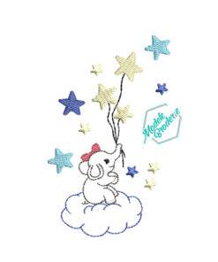 Model elefant cu stele MBR1315