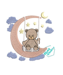 Model broderie urs pe norisor MBR1309
