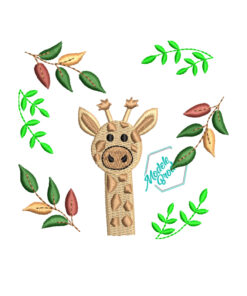 Model broderie girafa safari MBR1308