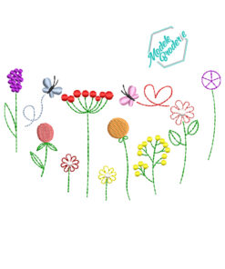 Model broderie flori MBR1312