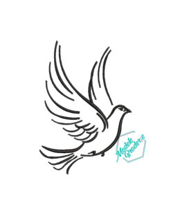 Model broderie porumbel MBR1350