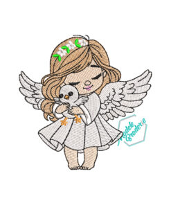 Model broderie fetita ingeras MBR1361