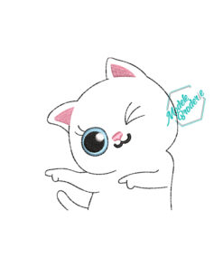 Model broderie pisic MBR1375