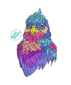 Model broderie papagal MBR1394