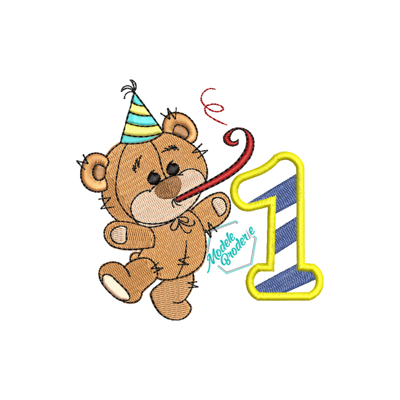 Model broderie urs MBR1399