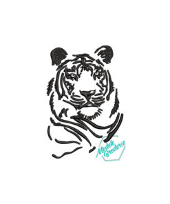 Model broderie tigru MBR1475