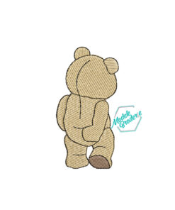 Model broderie urs cu spatele MBR1481