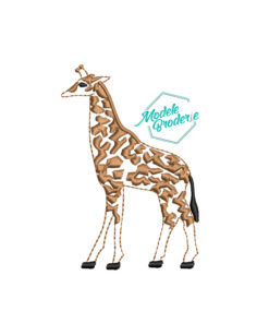 Model broderie girafa safari MBR1564