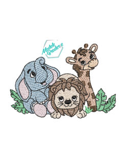 Model broderie safari MBR1520