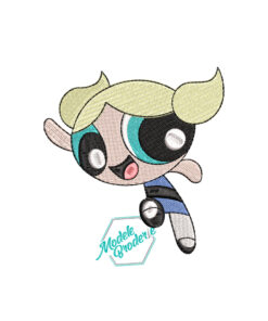 Model broderie papusa power puff MBR1598