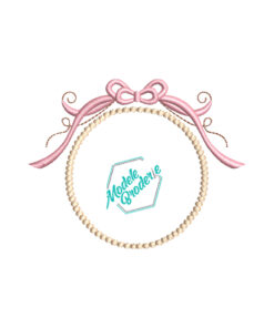 Model broderie coroana cu margele MBR1648