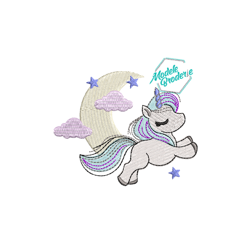 Model broderie unicorn MBR1685
