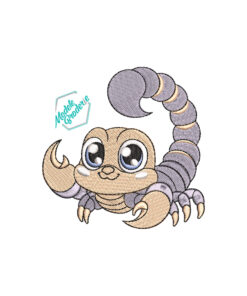 Model broderie baby scorpion MBR1746